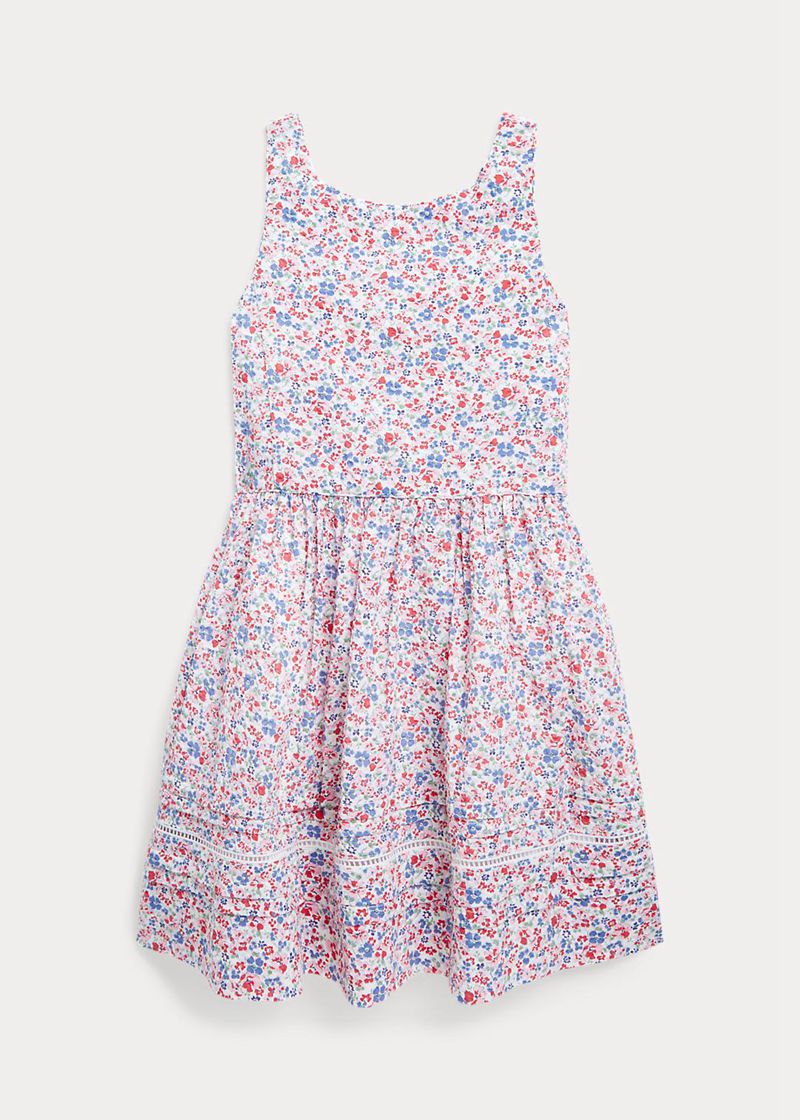 Vestidos Polo Ralph Lauren Niña 1.5-6.5 Años Floral Cotton Seersucker Chile Rosas IBPYO-3548